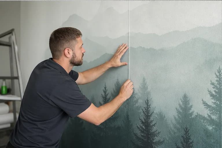 Baskılı Duvar Kağıdı konsept uygulama görseli 3