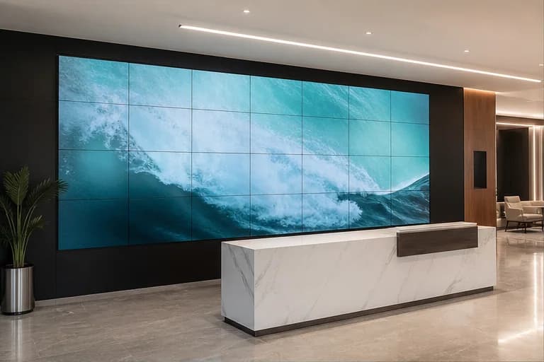 Video Wall konsept uygulama görseli 1