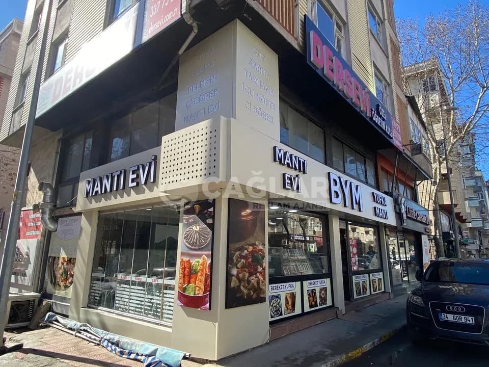 Mantı Evi için restoran cephe uygulaması uygulaması