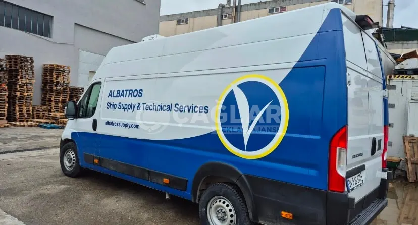 Albatros için ticari araç arka kaplaması uygulaması